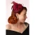 The Duchess fascinator in bordeauxrood