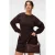 VERO MODA CURVE sweatjurk Plus Size – donkerbruin