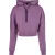 Dames sweatshirt met capuchon Urban Classics court terry-grandes tailles