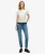 Slimfit Jeans met Middelhoge Taille Blauw