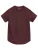UNORGANIZED BRAND Shirt ‘BASIC RUNDER SAUM T25’  bordeaux