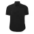 Russell Collectie Heren Korte Mouw Easy Care Gevoelig Overhemd (Zwart)