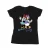 Disney Dames/Dames Minnie Mouse en Madeliefje T-shirt Katoen (Zwart)