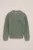 WE Fashion – Jongens oversized gebreide trui met structuur – Oversized – Olijfgroen – Katoen –