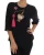 Dolce & Gabbana Dames Zwarte Zijde Sprookjes Top Kralen Blouse