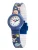 Hip Hop Horloge  blauw / geel / wit