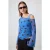 TRENDYOLMİLLA Dames Blauw Effen Lang Getailleerd Blouses