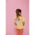 Jubel flared broek Lazy Lagoon fuchsia/oranje
