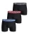 Björn Borg – 3 Pairs Heren Katoenen Comfort Stretch Boxer Shorts – Zwart Mix