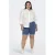 ONLY CARMAKOMA skinny denim short CARTHUNDER medium blue