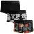 Muchachomalo Heren 3-pack trunks circus