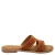 Lazamani Lina suède slippers met studs cognac