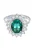 ELLI PREMIUM Ring  groen / zilver