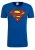 LOGOSHIRT Shirt ‘Superman’  blauw / neongeel / rood