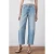 Mango barrel jeans light blue denim