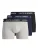 JACK & JONES Boxershorts  donkerblauw / grijs gemêleerd / zwart / wit
