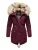 Navahoo Premium Dames Winterjas Honigfee – Warme Parka met Afneembare Kunstbontkraag