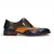 Lorenzo Conti Heren Brogue Oxford Schoenen van Blauw Bruin Leer – Antonin 01