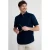 Matinique katoenen regular fit overhemd – donkerblauw
