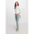 Morgan straight leg jeans light blue denim