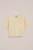 WE Fashion – Meisjes oversized T-shirt – Regular fit – Lichtgeel – Katoen –