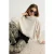 TRENDYOLMİLLA Dames Grijs Effen Lang, Oversized Sweatshirts