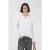 Katoenen T-shirt met knoopdetail en ronde hals