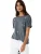 No Matter What Shirt  basaltgrijs / groen / wit