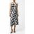 French Connection Ariette Lin Blend Crosso Midi Black/cream
