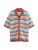 Next Gebreid vest  blauw / lichtblauw / mokka / roestrood