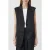 Closed Blazer Vest Jackets & Coats Black