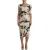 Dolce Gabbana Rozenprint Midi-jurk