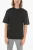 Jersey MINIMAL T-shirt met elastische nylon mouwen in zwart