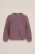 Blue Ridge – Jongens relaxed fit sweater met opdruk – Oversized – Lichtpaars – Katoen –