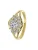 Lucardi Ring ‘Klassisch’  goud / transparant