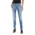 Lange denim broek versleten en gescheurd effect 10DBF0598 vrouw