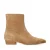 Manfield suède enkellaarzen camel