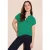 Street One Dames Blouse met mouwaanzet in Groen