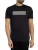 Armani Exchange T-Shirt Met Streeplogo, Blauw