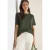 Shirt met korte mouwen en boothals