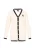 DreiMaster Maritim Gebreid vest  zwart / offwhite