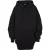 Urban Classics Dames/Dames Lange Oversized Hoodie (Zwart)