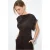 Aansluitende Crop Bootnek Blouse