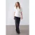 Dames T-shirt met ronde hals en korte mouwen