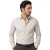 Eterna overhemd beige modern fit semi-wide collar