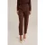 We Fashion Trouser Dark Brown