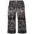 Zhenzi wide leg high waist casual broek zwart