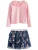 LAURA ASHLEY Set  navy / pastelgroen / lila / rosa