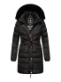Navahoo Dames Winterjas Paula – Extra Warm, Waterafstotend & Met Afneembare Bontkraag