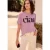 Shirt met ronde hals en tekst